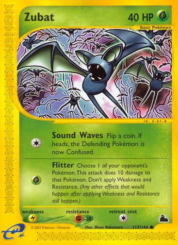 Zubat — Skyridge #117