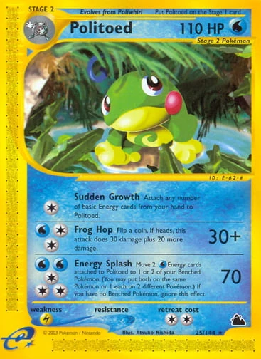 Politoed — Skyridge #25