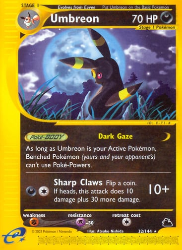 Umbreon — Skyridge #32