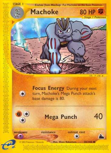 Machoke — Skyridge #38