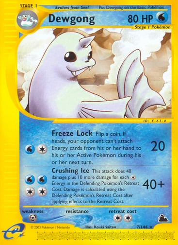 Dewgong — Skyridge #7