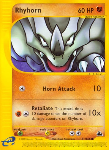 Rhyhorn — Skyridge #91