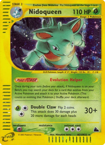 Nidoqueen — Skyridge #H21