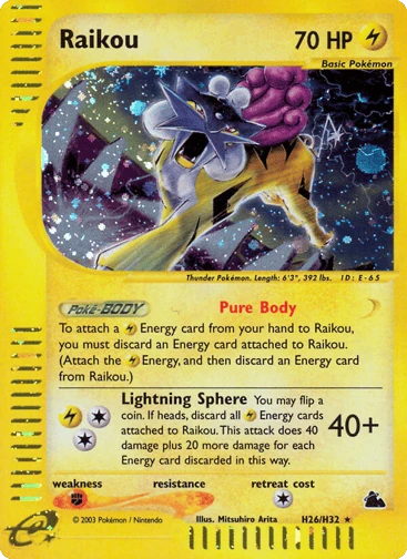 Raikou — Skyridge #H26