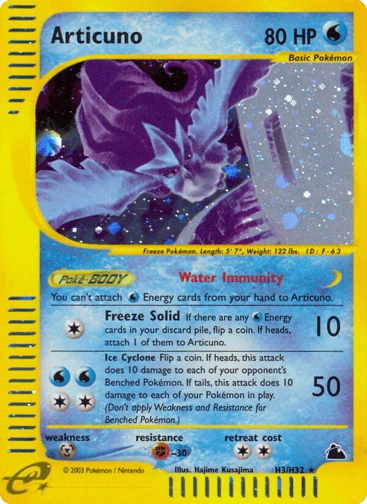 Articuno — Skyridge #H3