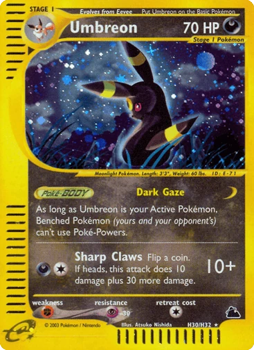 Umbreon — Skyridge #H30