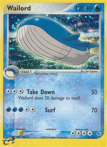 Wailord — Ruby & Sapphire #14