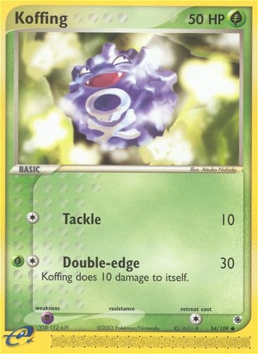 Koffing — Ruby & Sapphire #54