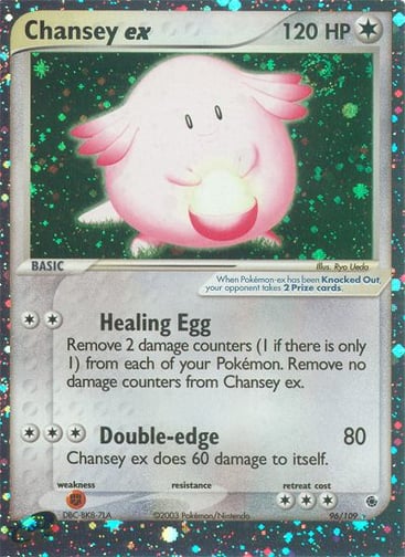 Chansey ex — Ruby & Sapphire #96