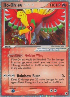 EX Pokémon Cards — Ho-Oh ex