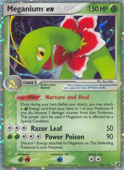 EX Pokémon Cards — Meganium ex