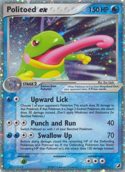 EX Pokémon Cards — Politoed ex