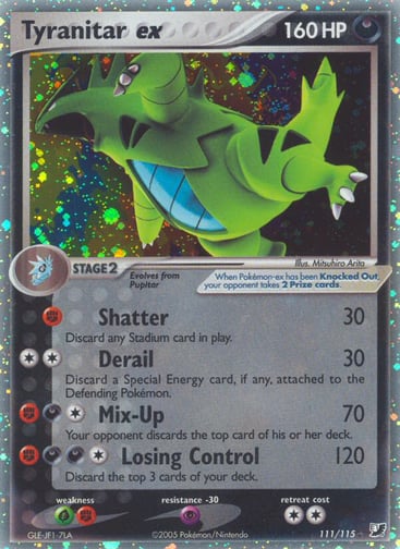Tyranitar ex — Unseen Forces #111