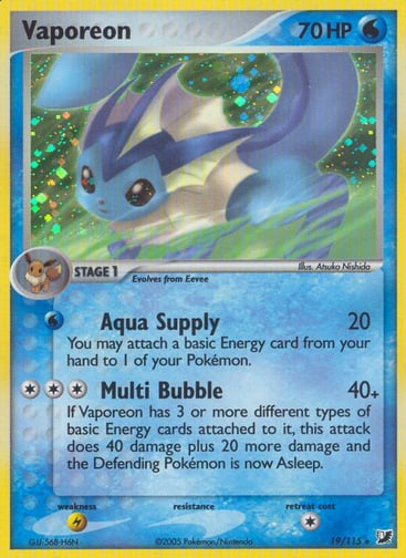 Vaporeon — Unseen Forces #19
