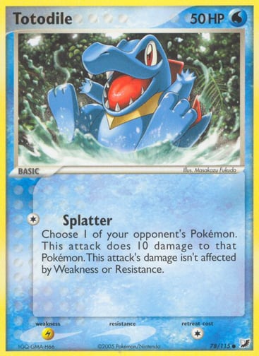 Totodile — Unseen Forces #78