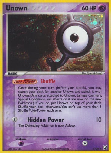 Unown — Unseen Forces #Y