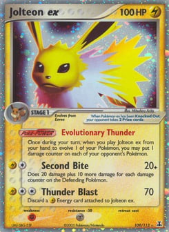EX Pokémon Cards — Jolteon ex