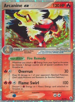 EX Pokémon Cards — Arcanine ex