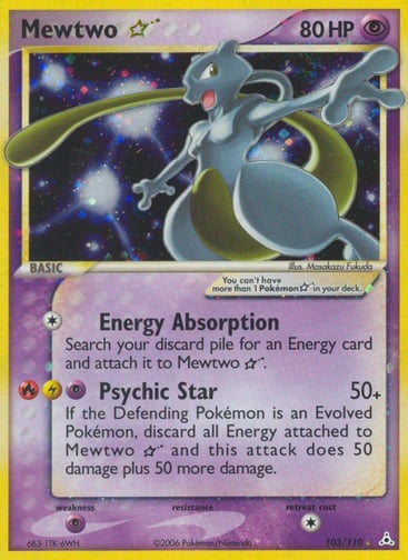 Mewtwo ☆ — Holon Phantoms #103