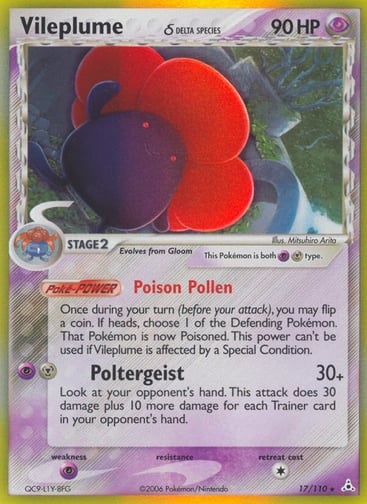 Vileplume δ — Holon Phantoms #17