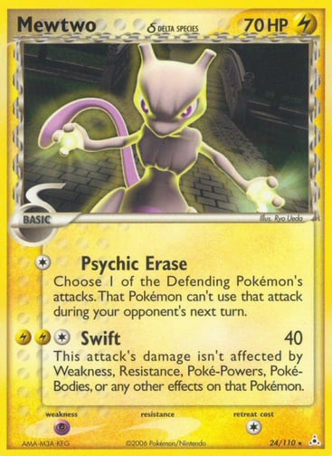 Mewtwo δ — Holon Phantoms #24