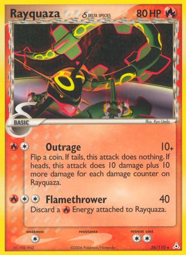 Rayquaza δ — Holon Phantoms #26