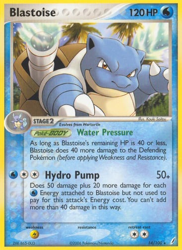Blastoise — Crystal Guardians #14