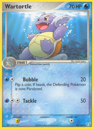 Wartortle — Crystal Guardians #42