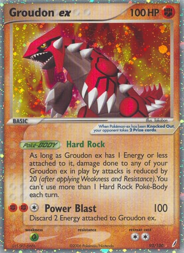 Groudon ex — Crystal Guardians #93