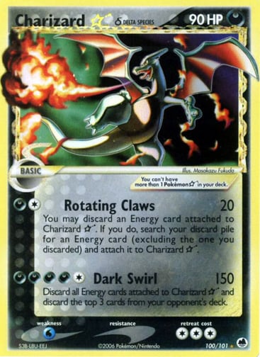 Charizard ☆ δ — Dragon Frontiers #100