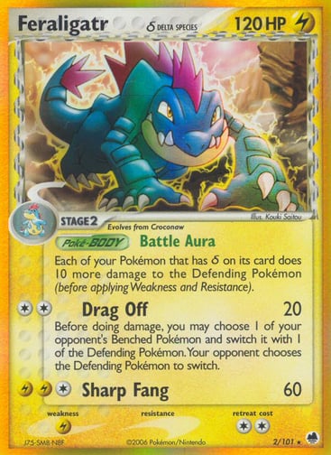 Feraligatr δ — Dragon Frontiers #2