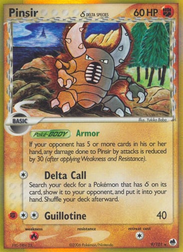 Pinsir δ — Dragon Frontiers #9