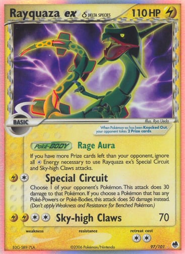 Rayquaza ex δ — Dragon Frontiers #97
