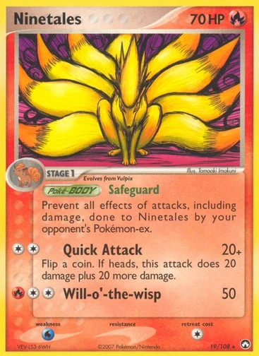 Ninetales — Power Keepers #19