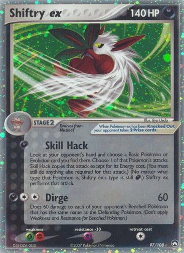 Shiftry ex — Power Keepers #97