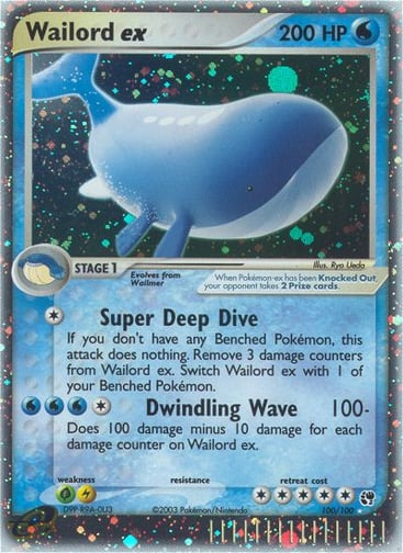 Wailord ex — Sandstorm #100