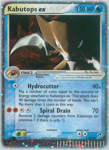 Kabutops ex — Sandstorm #97