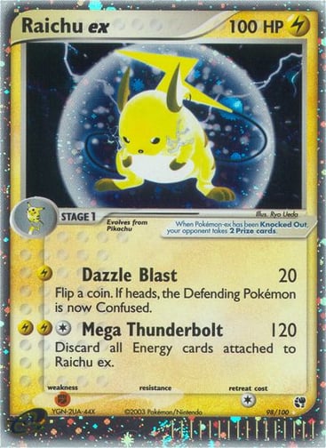 Raichu ex — Sandstorm #98