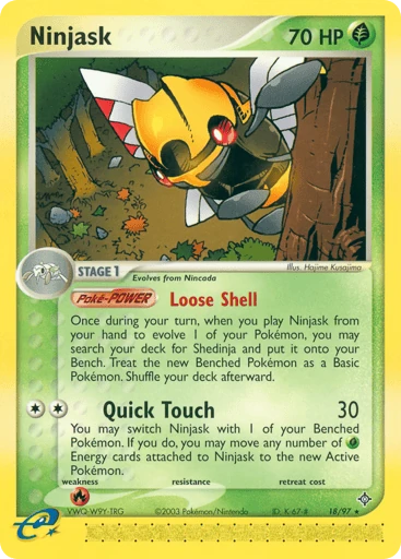 Ninjask — Dragon #18