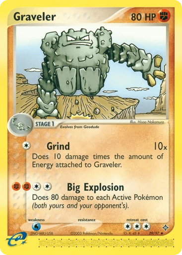 Graveler — Dragon #29