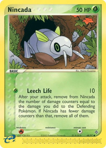 Nincada — Dragon #68