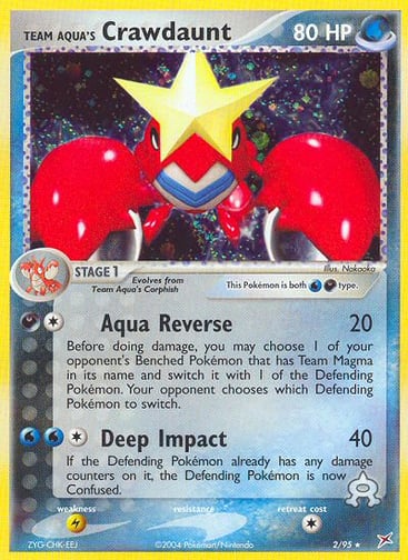 Team Aqua's Crawdaunt — Team Magma vs Team Aqua #2