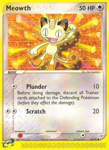 Meowth — Team Magma vs Team Aqua #42