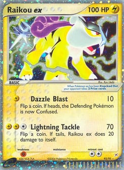 EX Pokémon Cards — Raikou ex