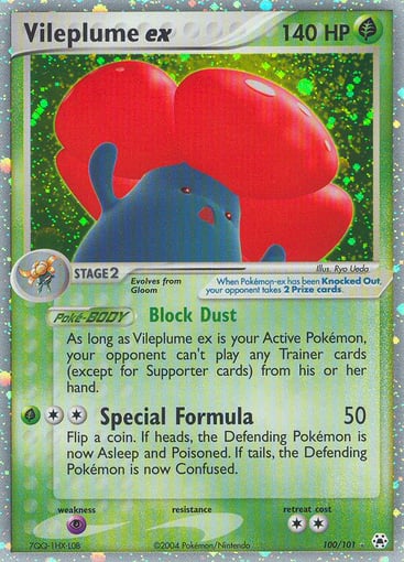 Vileplume ex — Hidden Legends #100