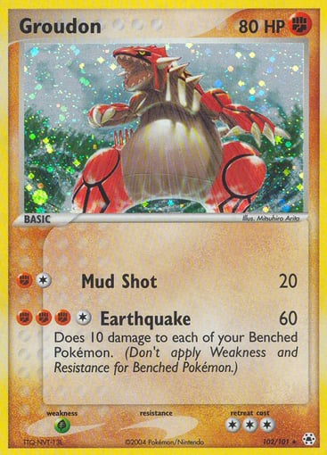 Groudon — Hidden Legends #102