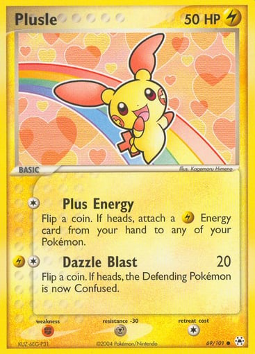 Plusle — Hidden Legends #69