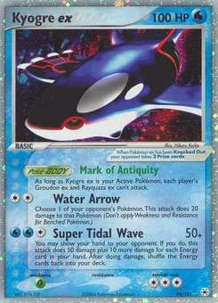 EX Pokémon Cards — Kyogre ex