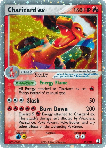 Charizard ex — FireRed & LeafGreen #105