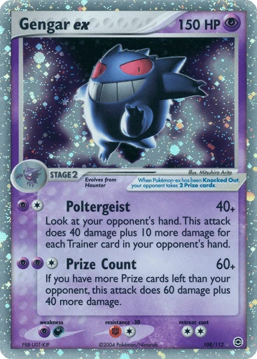 Gengar ex — FireRed & LeafGreen #108